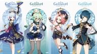 F2p Ayaka team (Image via HoYoverse)
